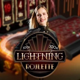 Lightning Roulette online game logo by Evolution on gq-bett.nl